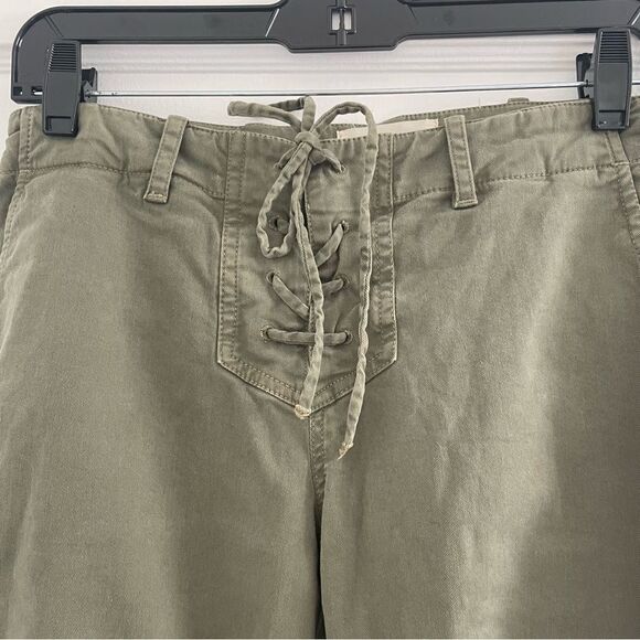 Nili Lotan Lace Up Cropped Military Pants - Picture 5 of 10